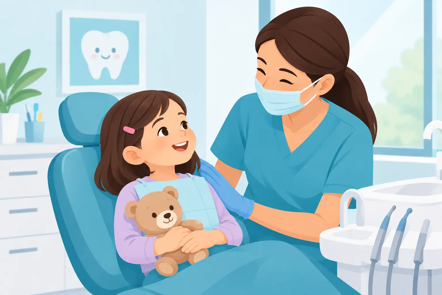 A Calm Start for Children's First Dental Visit